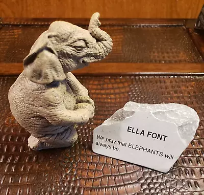 The Herd Elephants  Ella Font  Figurine 3162 Marty Sculpture Martha Carey • $99.99