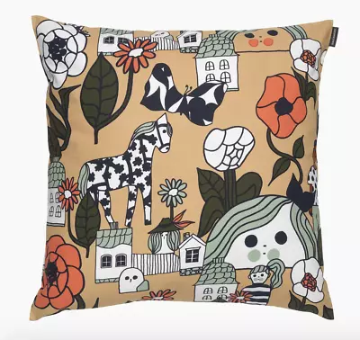 Marimekko  Marikylä Pillow Case Cushion Cover 18x18   Finland • $55