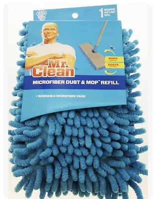 MR. CLEAN Microfiber Dust And Mop Refill Cleaning Head - Light Blue • $12.19