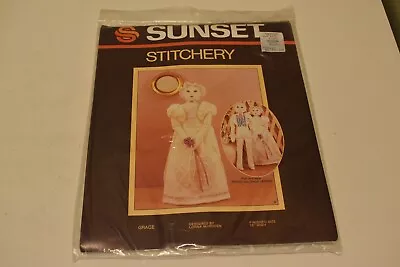 Vintage Sunset Stitchery #2852 Grace 18  Victorian Cloth Rag Doll Kit - SIP • £8.54