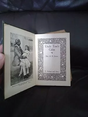 Uncle Toms Cabin Thomas Nelson Classic Vintage Hardback Book • £10