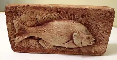 Ray Gonzales Signed Terracotta Brick  Bluegill  • $33