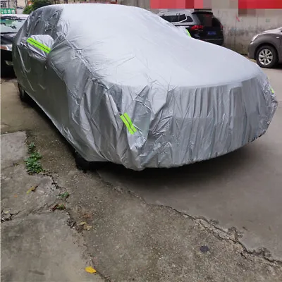 $55.11 • Buy 3L Full Car Cover For Outdoor Sun Dust Scratch Rain Snow Waterproof Breathable
