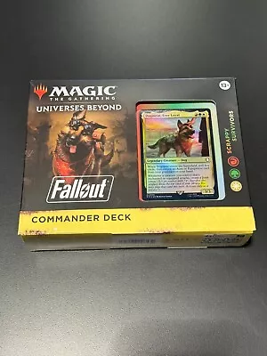 Magic: The Gathering Fallout Factory Sealed Commander Deck - Scrappy Survivors • $50.99