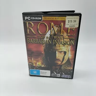 Rome Total War: Barbarian Invasion Expansion - PC Game - FREE POST ⭐ • $8.90