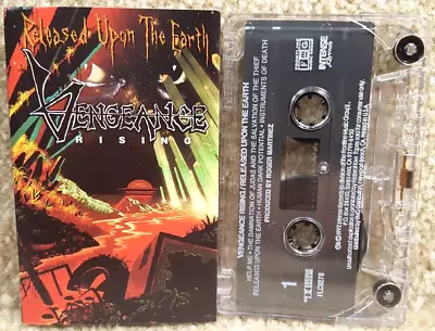 Vengeance Rising Released Upon The Earth Cassette Tape Intense Records 1992 • $12