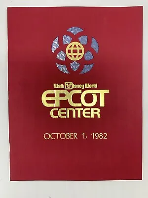 Disney Imagineering Epcot Center October 1 1982 Opening Commemorative Booklet • $79.95