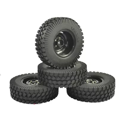 12mm Hex 1/10 RC Car Wheel Rim Tyres Tires For TAMIYA CC01 RC4WD D90 Axial SCX10 • £22.94