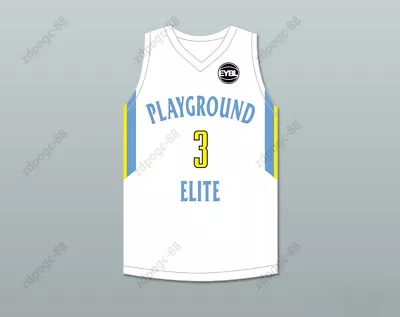 Custom Kostas Antetokounmpo 3 Playground Elite Aau White Basketball Jersey 2 • $21.99