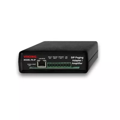 Viking PA-IP SIP Multicast Paging Adapter And Amplifier • $359.20