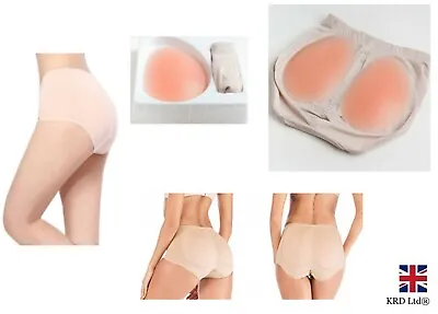 £12.89 • Buy Silicone Butt Lifter Pads Panty Booty Bum Enhancer Hip Knickers Body Shaper UK