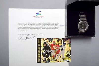 Michael Jordan Movado Vizio Watch Made For Wayne Gretzky Signed Letter Uda Card • $4495