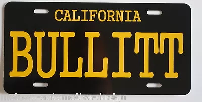 Bullitt Mustang License Plate Steve Mcqueen Bullit Fastback  • $18.95