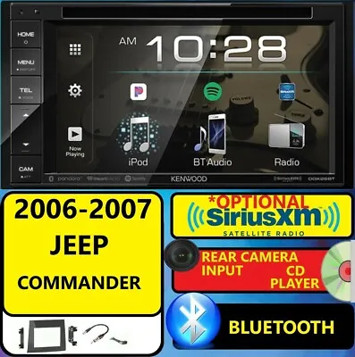 2006-2007 Jeep Commander Bluetooth Cd/dvd Usb Aux Car Radio W/ Opt Siriusxm • $599.58