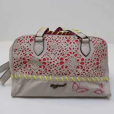 Desigual BOLS Amazonas Pink Crossbody Handbag Purse Cutout • $30