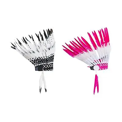 £23.69 • Buy Chief Indian Hat Feather Headdress Head Accessories For Carnival Masquerade