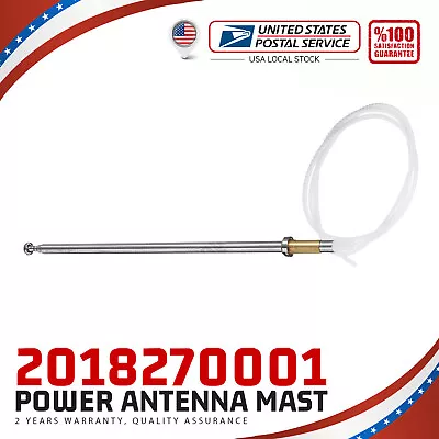 FOR MERCEDES BENZ AM FM POWER ANTENNA MAST 1981-1993 STAINLESS STEEL Chrome Tip • $12.99
