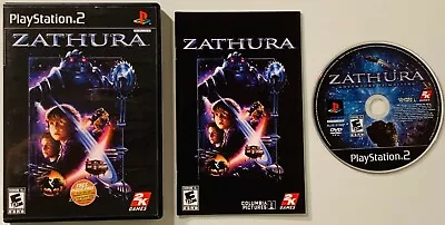 ZATHURA PS2 CLEAN DISC & ART! BLACK LABEL Sony Playstation 2 TESTED! VERY NICE!! • $9.98