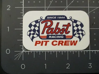 PABST BLUE RIBBON Pit Crew Pbr STICKER Decal Craft Beer Brewery Brewing • $3.99