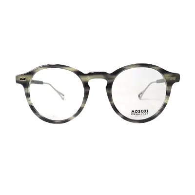 Moscot Originals MILTZEN TT SE Eyeglasses Grey Tortoise Silver Frame 49-22-148 • $174.95