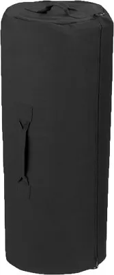 Side Zipper Duffle Bag Military Duffel Heavy Duty Cotton Canvas Army Sea Cargo • $23.99