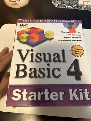 NEW VINTAGE RARE  SAMS Visual Basic 4 Starter Kit 32-Bit Window 95 & Window NT • $9.99