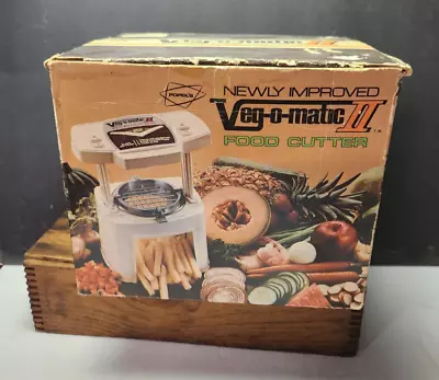 Vintage 1970s Popeils Veg O Matic Food Chopper Cutter W Box Etc • $9.95