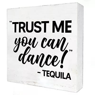 Kitchen Quote Wooden Box Sign With Saying Desk Decor 5 X 5 Inch Trust Me You ... • $22.97