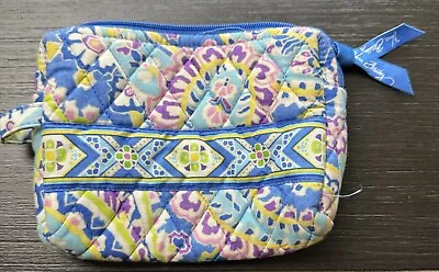 Vera Bradley Cosmetic Bag In Blue Capri 6x5 • $14.99