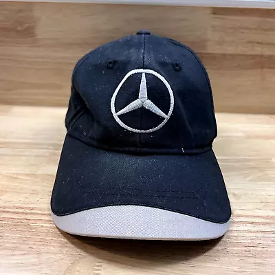 Mercedes Benz Hat Cap Strap Back Gray Logo Automobile Casual Mens Glendale • $9.99