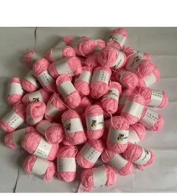 Joblot 4plyKnitting CrochetYarn Wool Total Weight 1000g Pink • £4.20