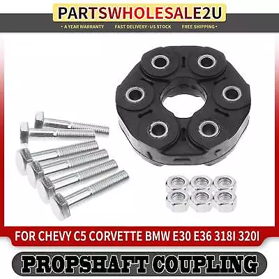 Driveshaft Coupler Flex Joint With Bolts For Chevy C5 Corvette BMW E30 E36 325iX • $36.99