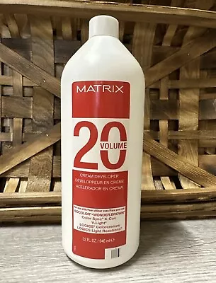 Matrix 20 Volume Cream Developer 32 Oz • $18.95