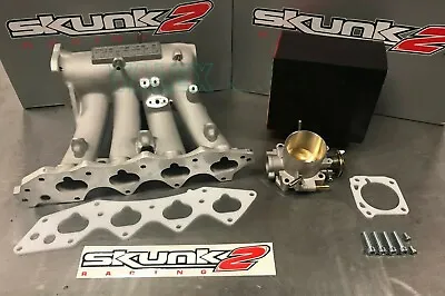 Skunk2 Pro Intake Manifold & 68mm Tuner Throttle Body For Honda Acura GSR B18C1 • $399.95