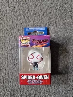 NEW Funko POP! Keychain Marvel Spider-Gwen Stacy Ghost-Spider Vinyl Keyring 👻🕷 • £4