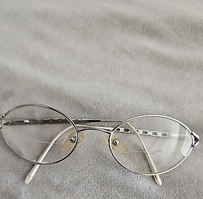 Vintage FENDI Metal Cat Eye Frame Glasses Hammer Gucci Link Made In Italy  • $59.99