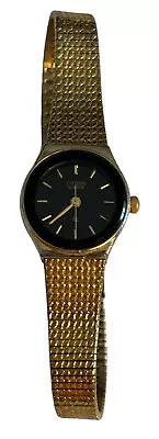 CITIZEN QQ 5930-R02467 RYO Gold Tone Quartz Analog Ladies Watch New Battery • $27