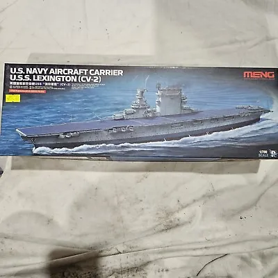 Meng U.s. Navy Aircraft Carrier U.S.S. Lexington (Cv-2) 1/700 Ps-002 Box 26 • $53