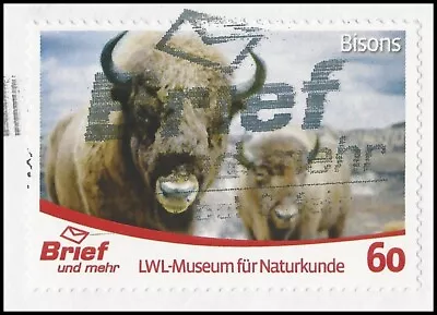 £1.80 • Buy Bisons - Wl Museum Of Natural History - 60 Cent - Stamped - Letter And More