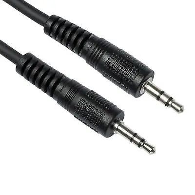 £3.89 • Buy Headphone Aux Cable Audio Lead 3.5mm Jack To Jack Stereo PC Car Male 0.3m To 0.6