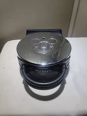 VillaWare Mickey's Waffler Disney Mickey Mouse Waffle Maker Tested Working • $30