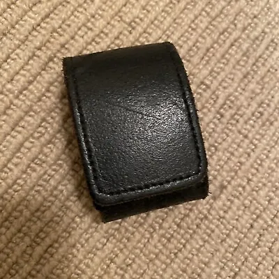 Ex Police Black Leather Kit Belt Buckle Protector. Sold As Seen. Used. Q.  • £2.50