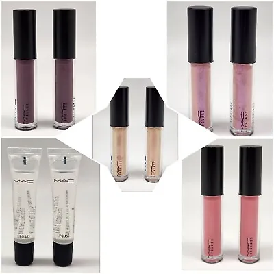 2X MAC Lost In The Gloss Lipglass U PICK ~ Pink ~ Rose ~ Purple ~ Violet ~ Clear • $29.95