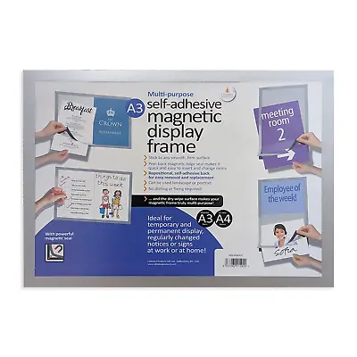 A3 Self Adhesive Magnetic Display Frame - Pack Of 5 / Pack Of 10 • $23.64