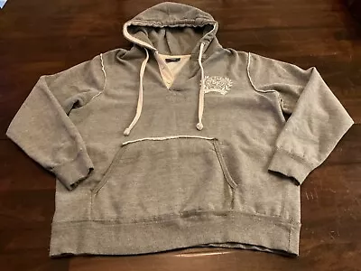 Vintage Mv Sport 6 Flags Magic Mountain Hoodie ( Mens Large ) Gray Preowned  • $17.59