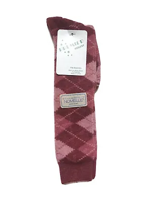 Vintage NOS Premier Hosiery Knee High Socks Argyle Womens Size 8-9.5 75% Orlon • $10