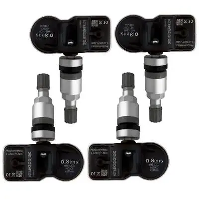 $305.80 • Buy 4 TPMS Sensors Silber For Ssangyong Musso Rexton Tivoli XLV Plug&play Tyre Valve