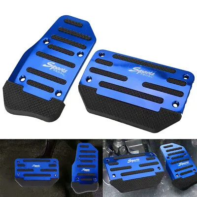 $11.99 • Buy Blue Non-Slip Automatic Gas Brake Foot Pedal Pad Cover Car Accessories Parts