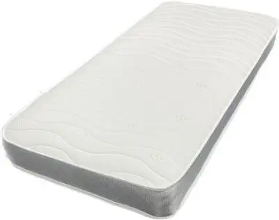 GREY ORTHO MEMORY FOAM SPRUNG QUILTED MATTRESS. 3ft SINGLE 4ft6 DOUBLE 5Ft! • £54.99