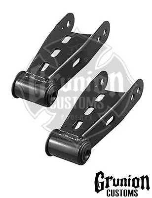 Silverado C1500 Sierra 1988-2018 2  Rear Lowering Drop Shackles McGaughys 33037 • $51.89